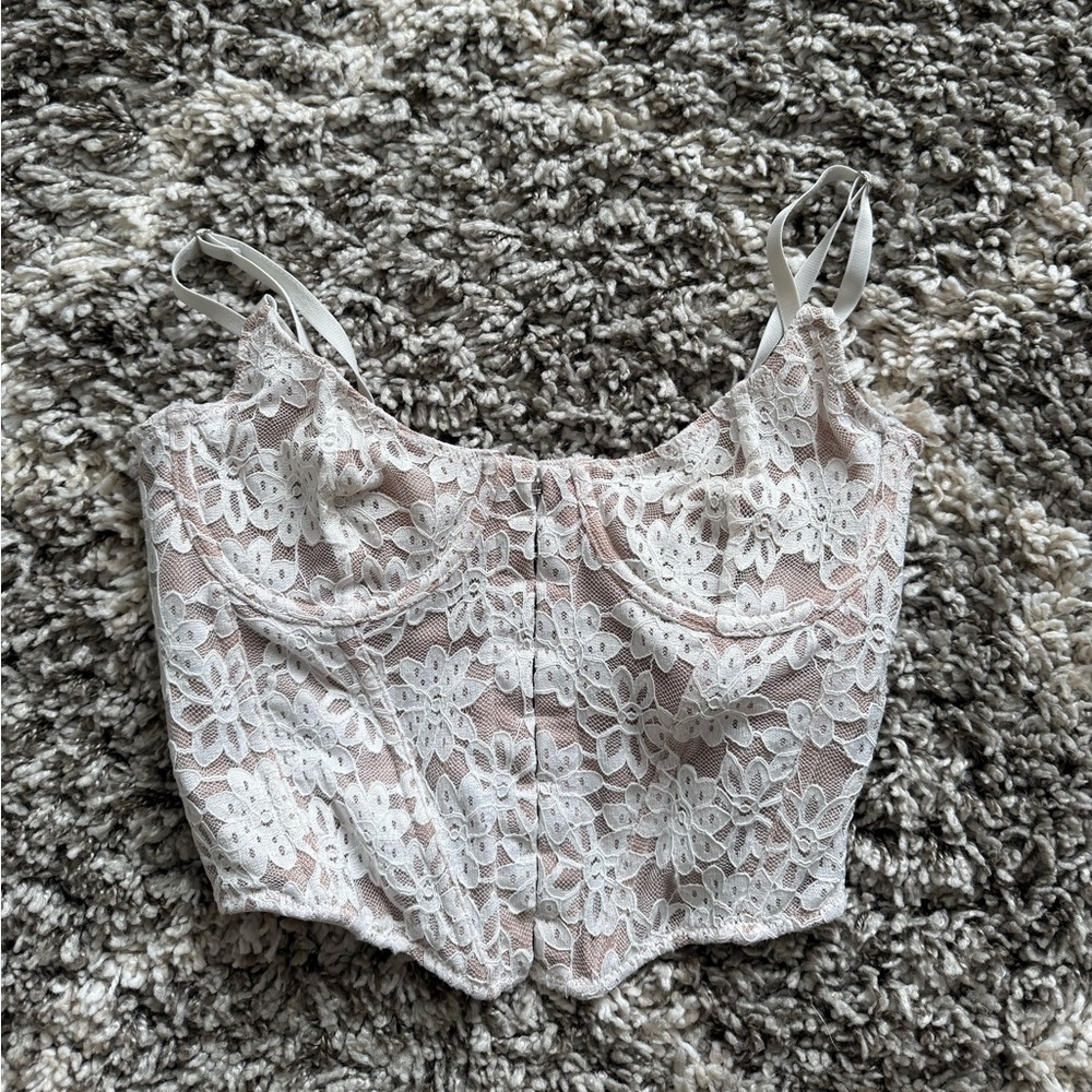 White Fox Corset